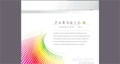 Desktop Screenshot of paradigmprinting.com